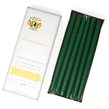 Mole Hollow Taper Pair (Emerald) - 12 Inch