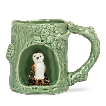 Tree Mug with Owl