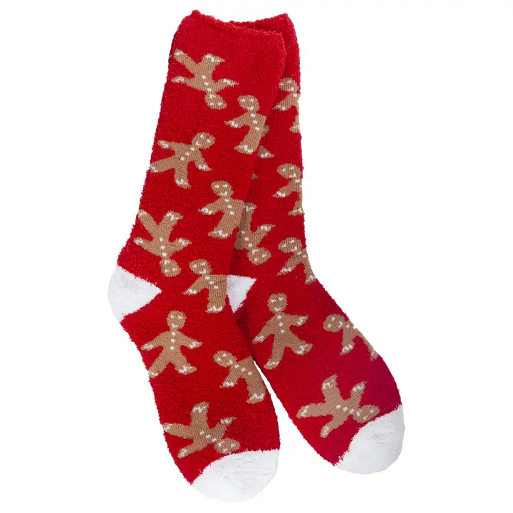 Cozy Crew Socks -  Gingerbread - Shelburne Country Store