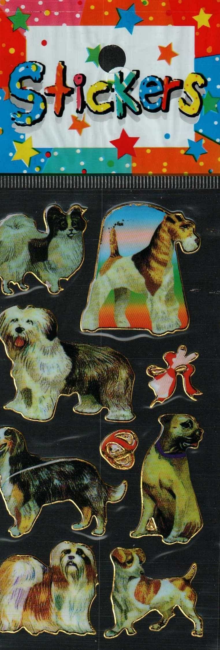 Full Color Sticker Sheet -  Dog Sketches - Shelburne Country Store