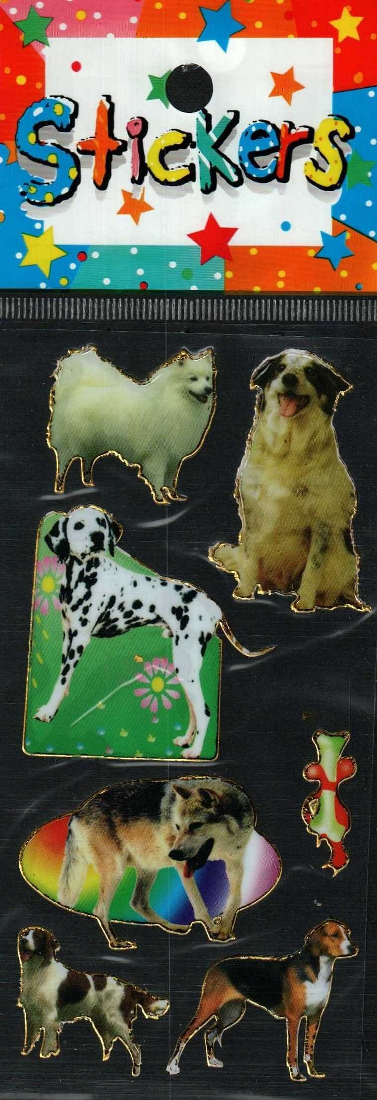 Full Color Sticker Sheet -  Rainbow Dogs - Shelburne Country Store