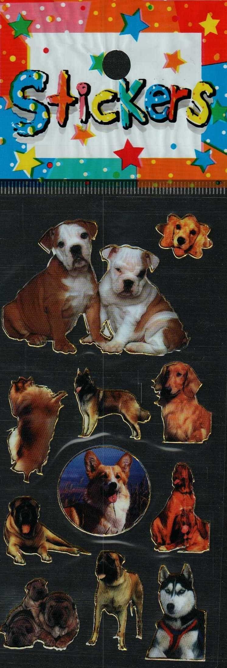 Full Color Sticker Sheet -  Puppies - Shelburne Country Store