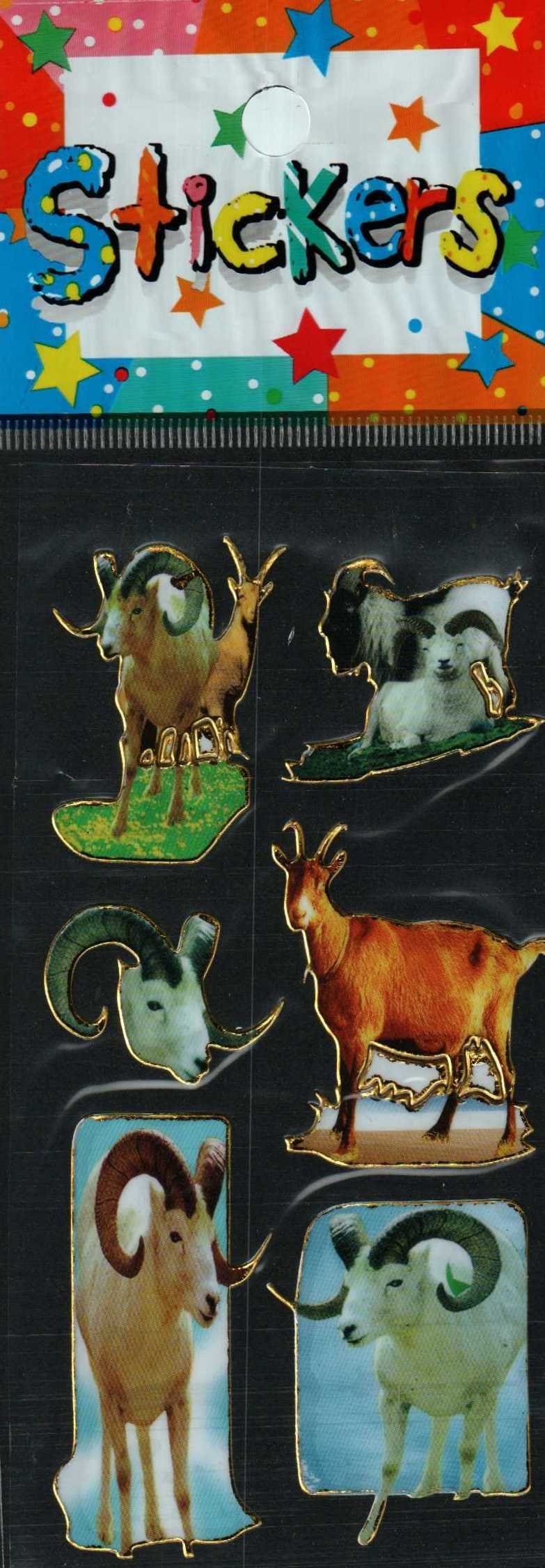 Full Color Sticker Sheet -  Rams - The Country Christmas Loft