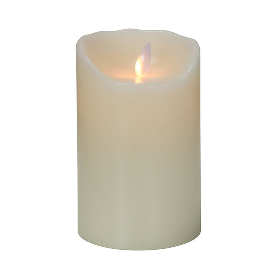 Mystique Flameless Candle 5 inch Real Wax Pillar Candle - - Shelburne Country Store