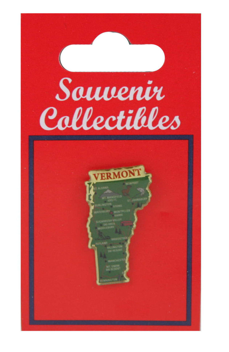 Vermont Green Map Pin - Shelburne Country Store