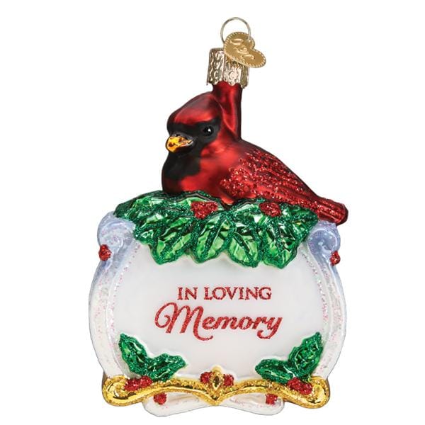 Old World Christmas Memorial Cardinal  Ornament - Shelburne Country Store