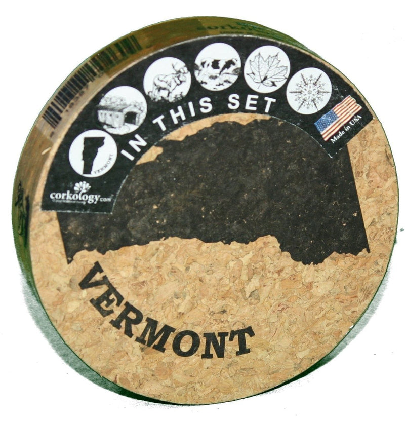 Vermont Cork Coaster - 6 piece - Shelburne Country Store