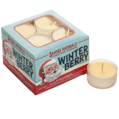 Winter Berry Tealight Candles - Box of 12 - Shelburne Country Store