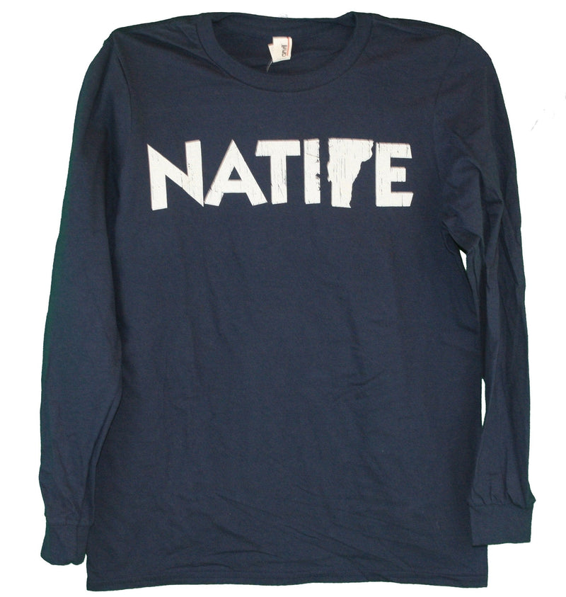 Long Sleeve Blue Native Shirt - - Shelburne Country Store