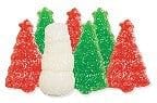 Gummy Snowmen And Trees with Snow - - Shelburne Country Store