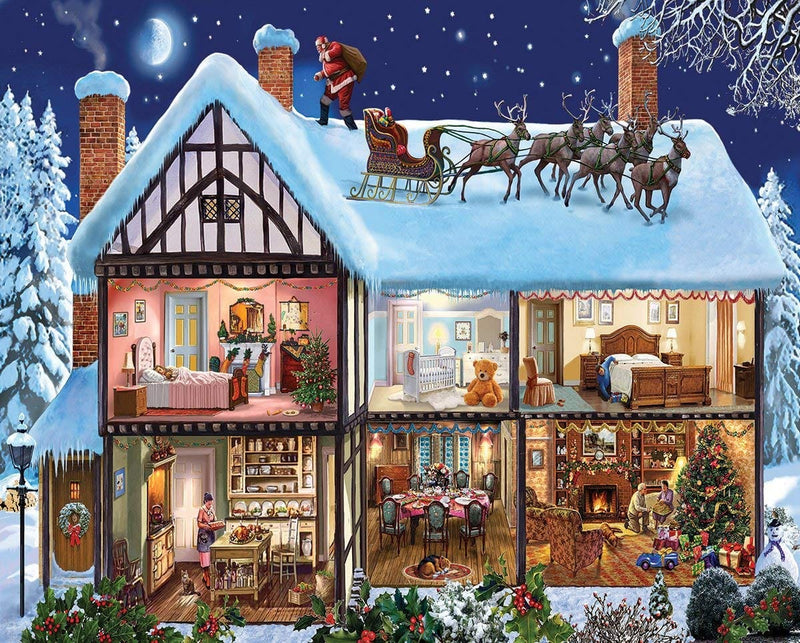 Christmas House Puzzle - 1000 Piece - Shelburne Country Store