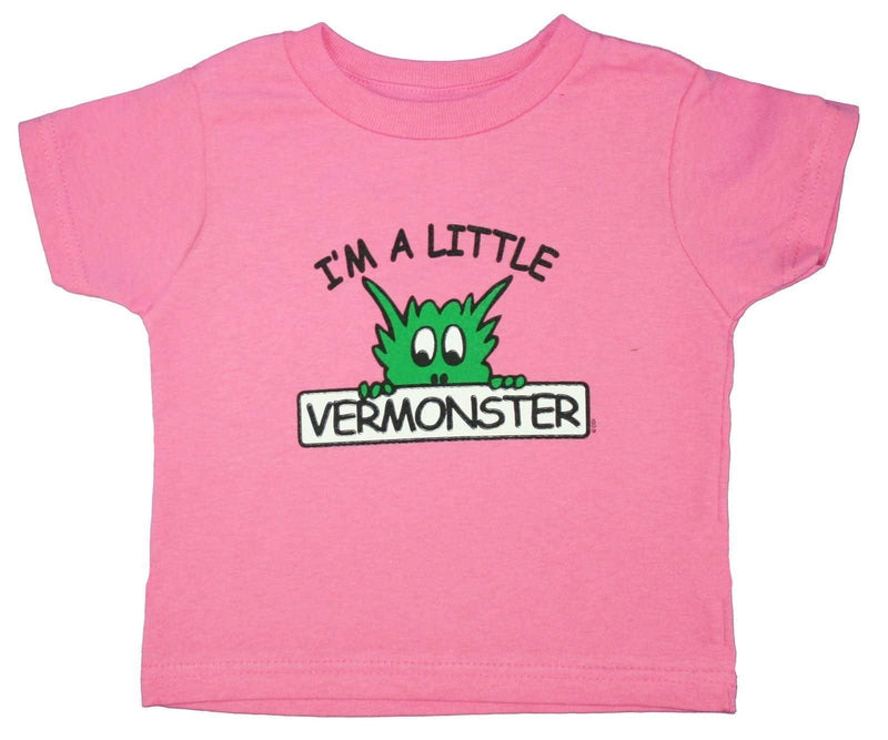I'm a Little 'Vermonster' T-Shirt on Raspberry - - Shelburne Country Store