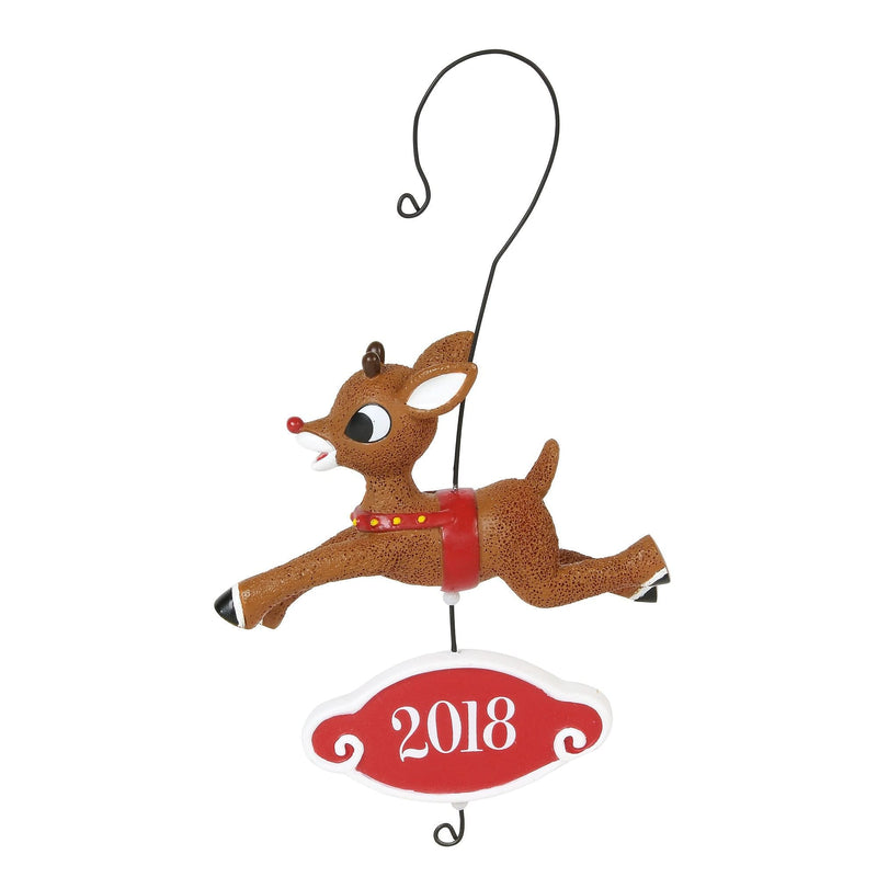 Rudolph Dated Ornament - 2018 - Shelburne Country Store