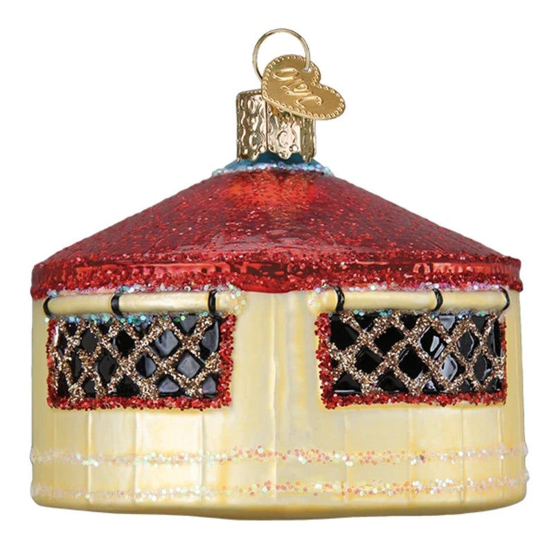 Yurt Glass Ornament - Shelburne Country Store