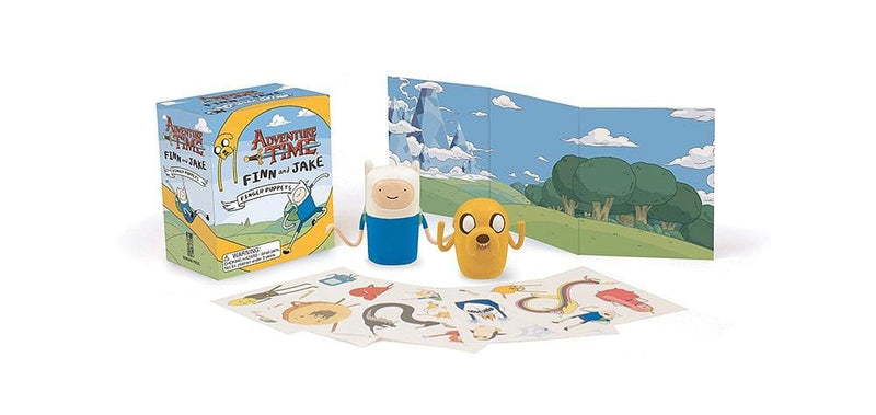 Adventure Time Finn and Jake Finger Puppet Mini Kit - Shelburne Country Store