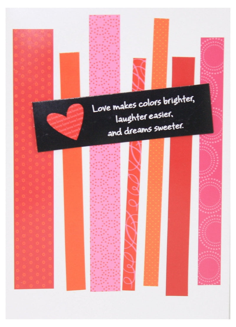 Love Makes Colors Brighter Valentines Card - Shelburne Country Store