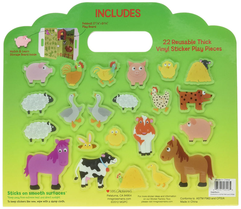 Mrs. Grossman's Peel And Play Kids Activity Set - - Shelburne Country Store