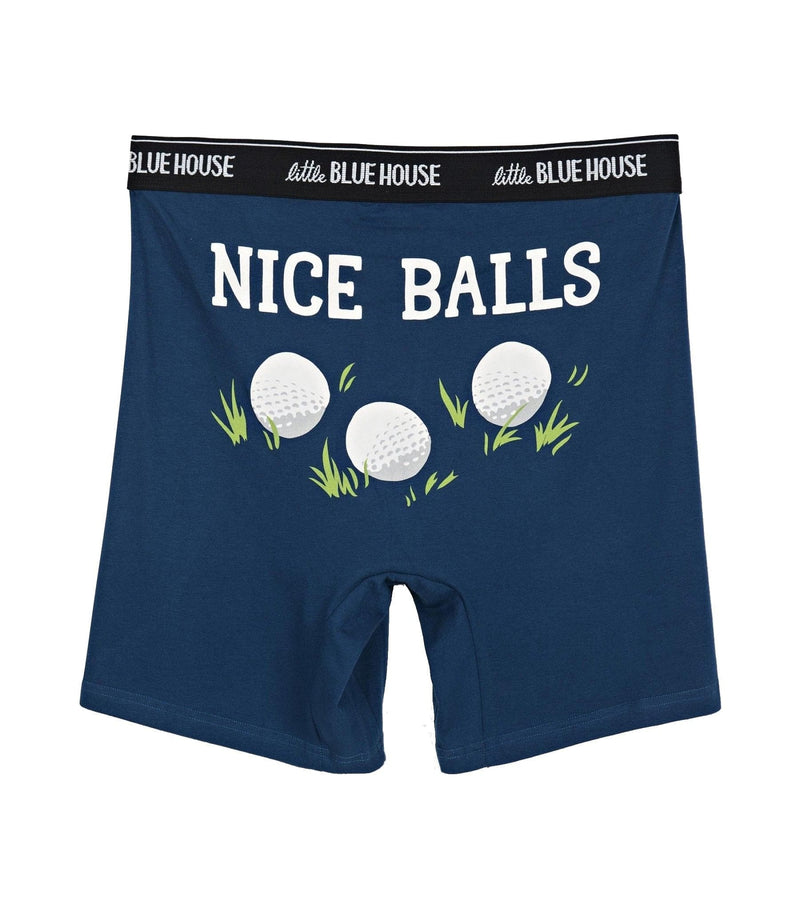 Hatley Men's Boxers - Nice Balls (Golf) - - Shelburne Country Store