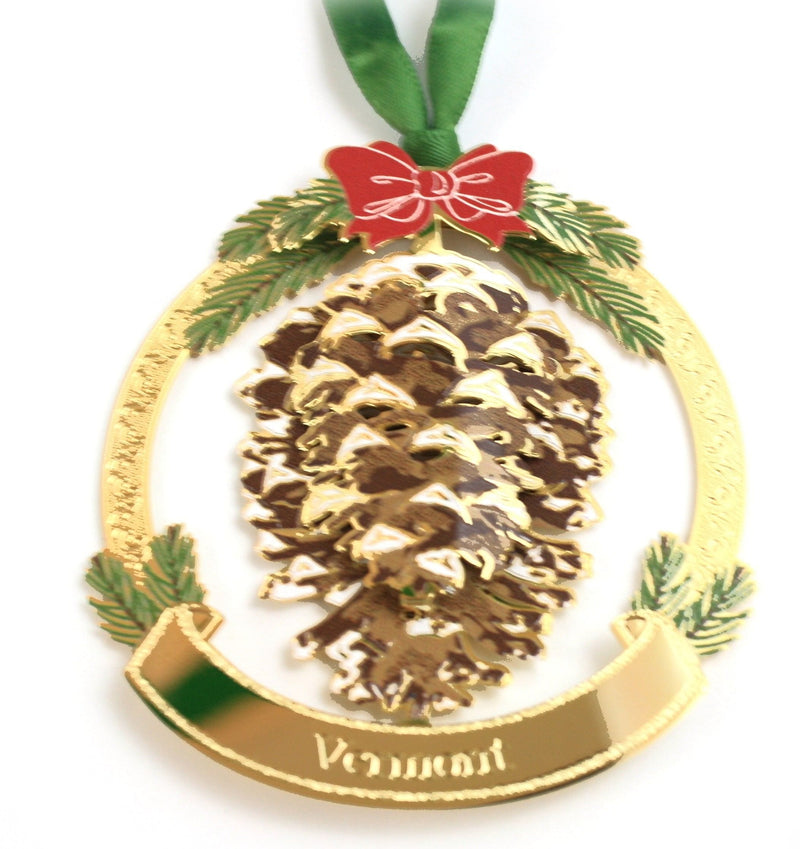 Vermont Pine Cone Ornament - Shelburne Country Store