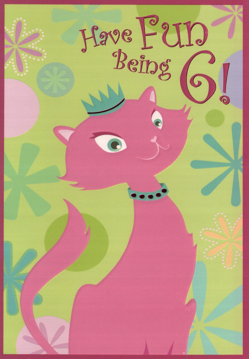 Have fun being 6! Birthday Card - Shelburne Country Store