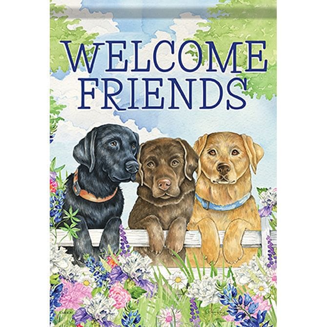 Fence Dogs Large Flag - 28" x 40" - Shelburne Country Store