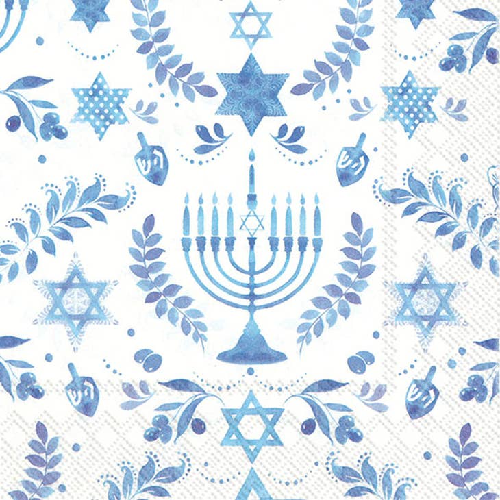 Hanukkah Holiday Paper Lunch Napkin 20 Count - Shelburne Country Store