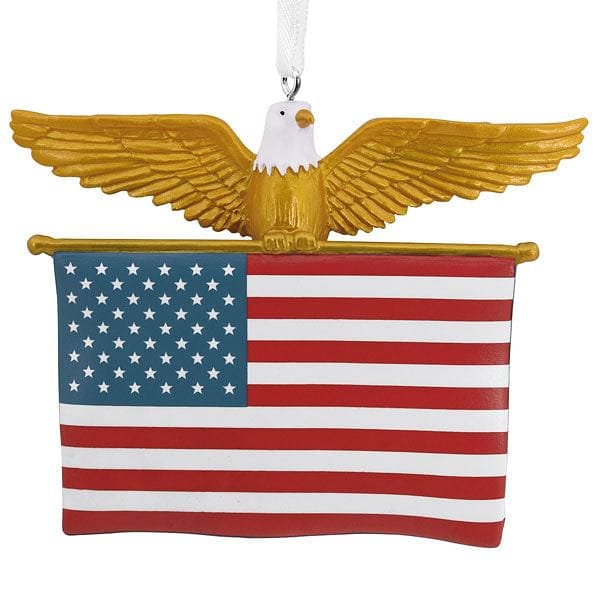American Flag Ornament - Shelburne Country Store