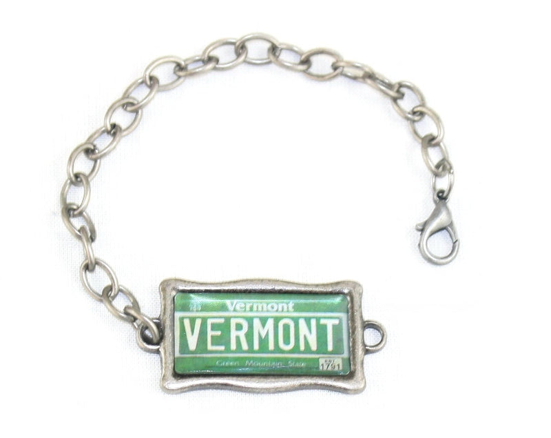 Vermont License Plate Bracelet - Shelburne Country Store
