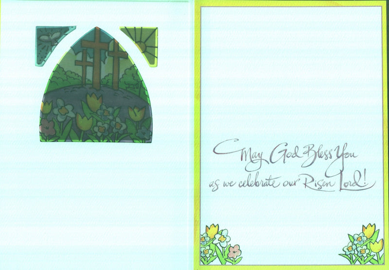 Easter Card - Stained Glass - Shelburne Country Store