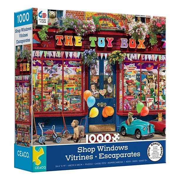 Shop Windows Toy Shop 1000 Piece Puzzle - Shelburne Country Store