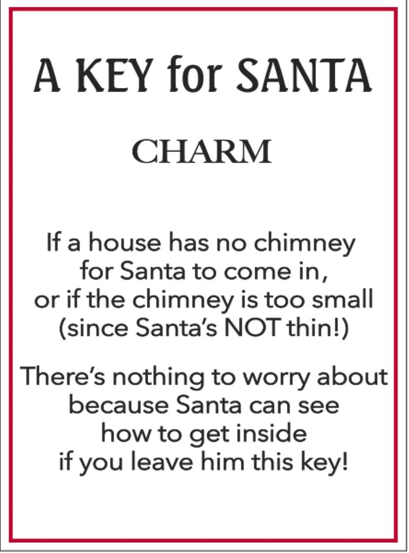Santa's Key Charm - Shelburne Country Store