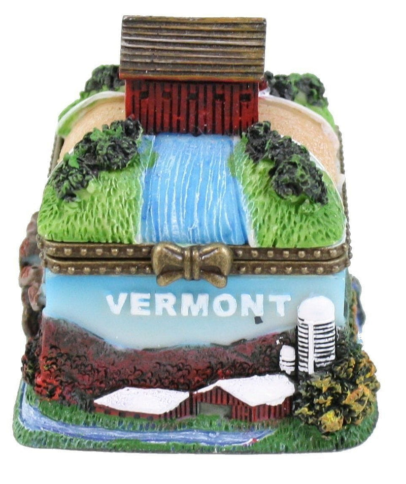 Vermont Trinket Box - Cov Bridge - Shelburne Country Store