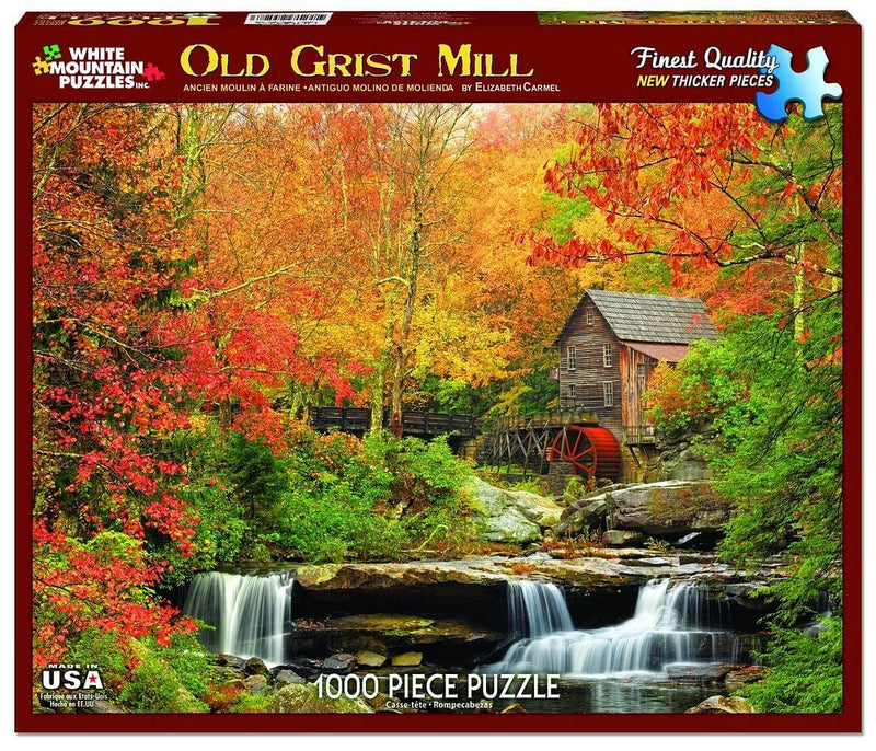 Old Grist Mill - 1000 Piece Jigsaw Puzzle - Shelburne Country Store