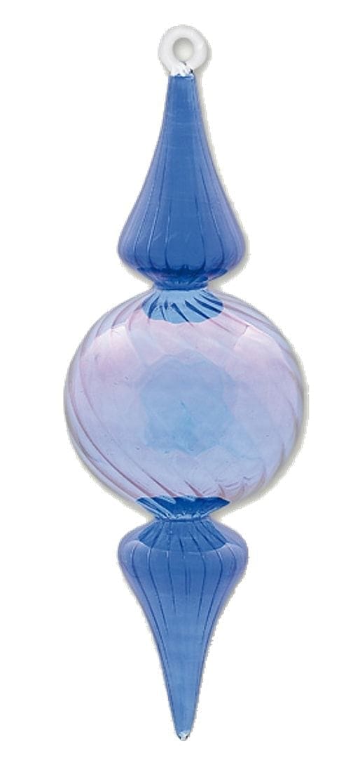 Midsize Organic Luster Ball with Spires -  Blue - Shelburne Country Store
