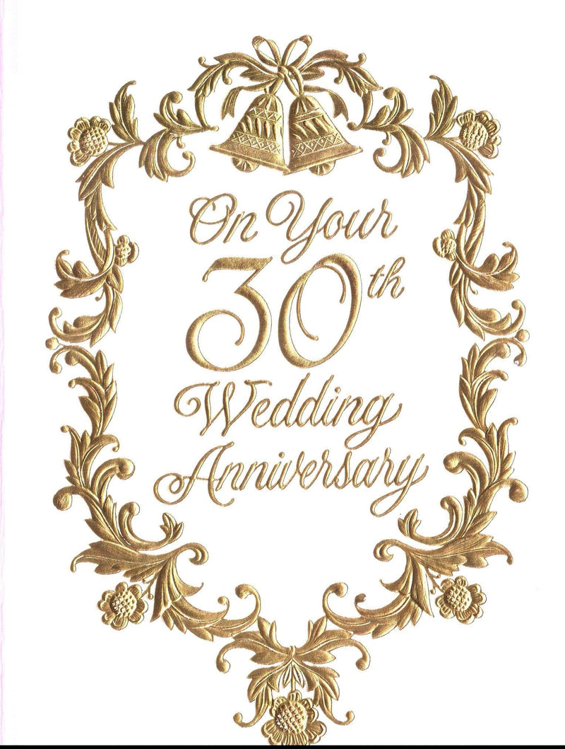 On your 30th Wedding Anniversary Card - Shelburne Country Store