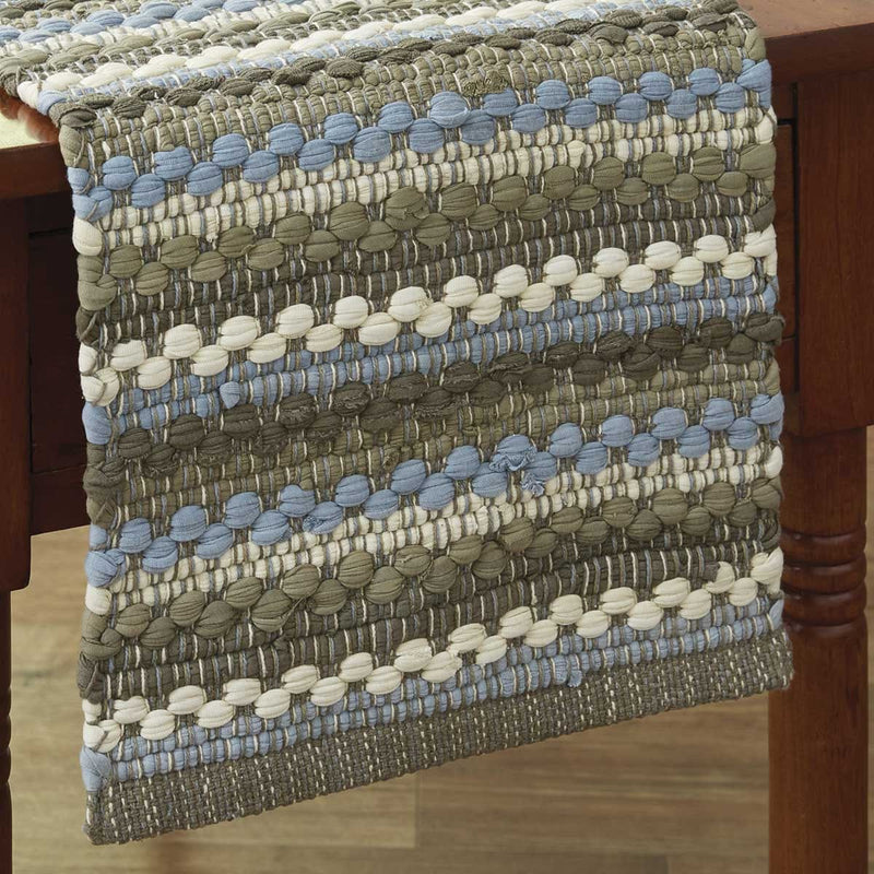 Prairie Wood Table Runner - 54"L - Chindi - Shelburne Country Store