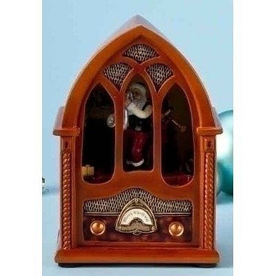 Musical 6.5 inch Holiday Radio Motion - Shelburne Country Store