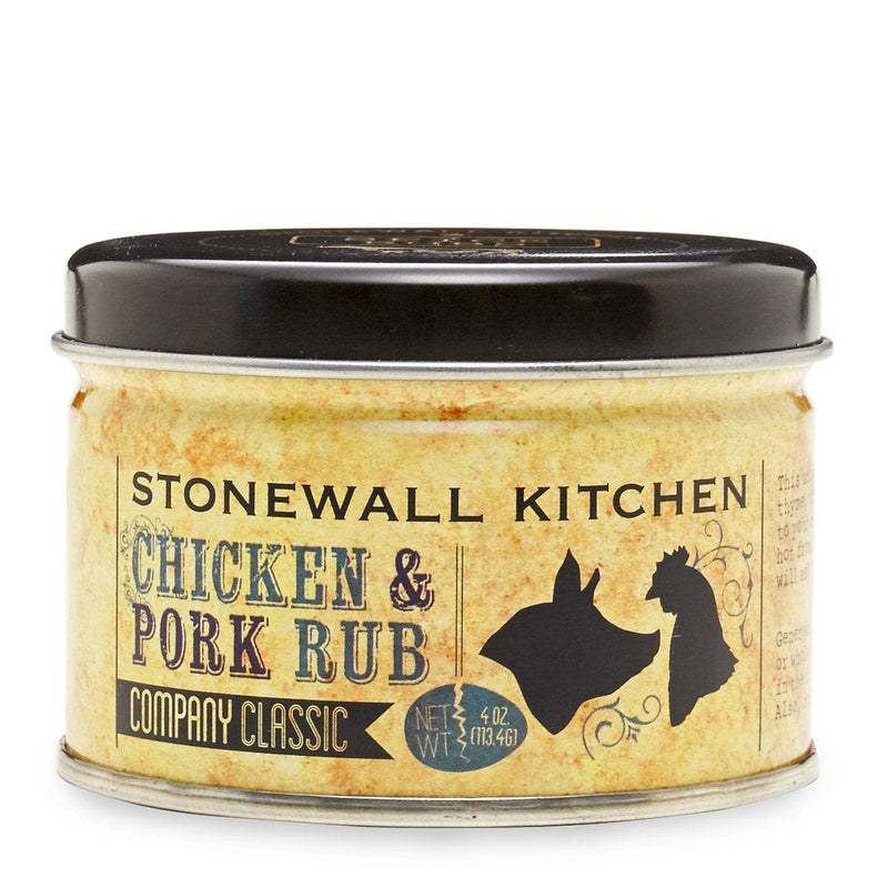 Stonewall Kitchen Chicken & Pork Spice Rub  - 4 oz tin - Shelburne Country Store
