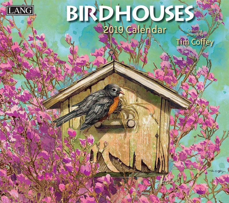 2019 Bird Houses Wall Calender - The Country Christmas Loft