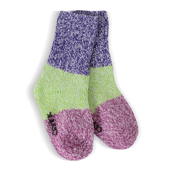 Ragg Socks with Grippers - Petunia - - Shelburne Country Store