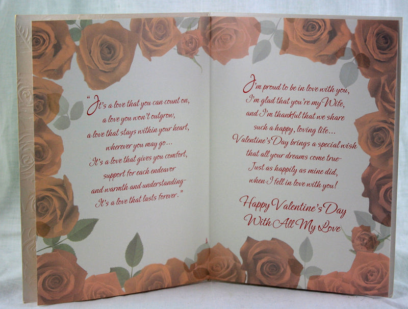 To My Loving Wife Large 10.5" Card - Shelburne Country Store