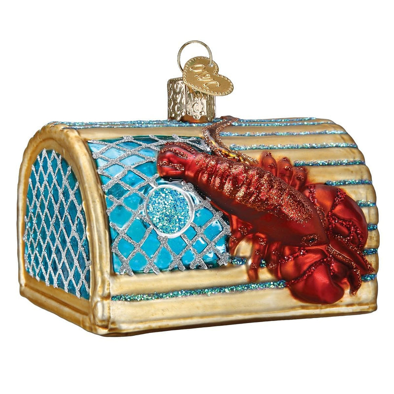 Old World Christmas Lobster Trap Ornament - Shelburne Country Store