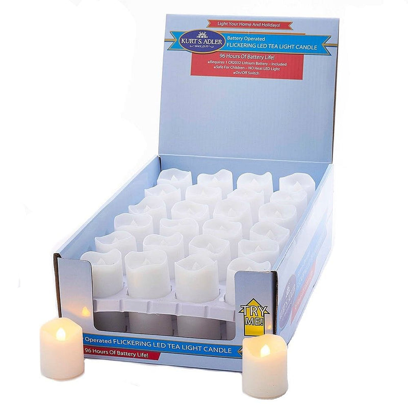 Battery-Operated Flickering LED Tea Light/Votive Candle - Shelburne Country Store