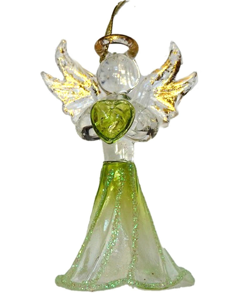 Crystal Birthstone Angel Ornament -  August - Shelburne Country Store