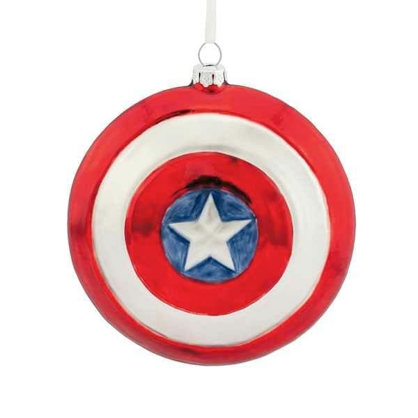 Glass Captain America Shield - Shelburne Country Store