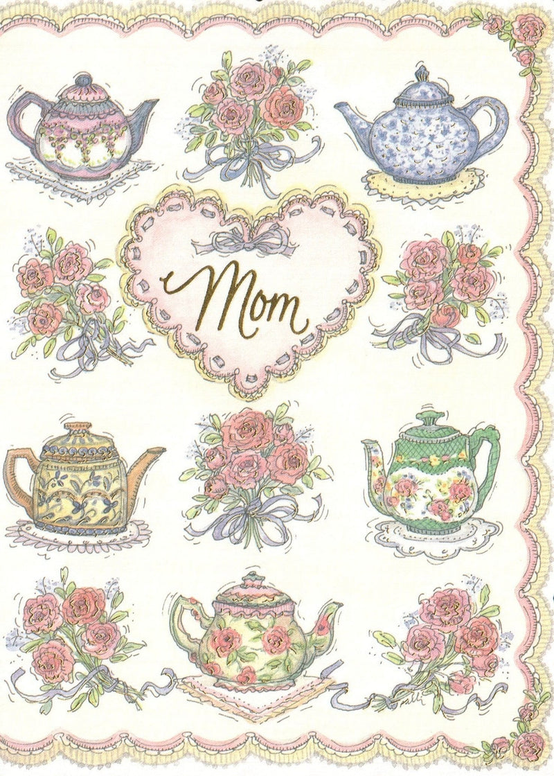 Birthday Card - Mom Teapots - Shelburne Country Store