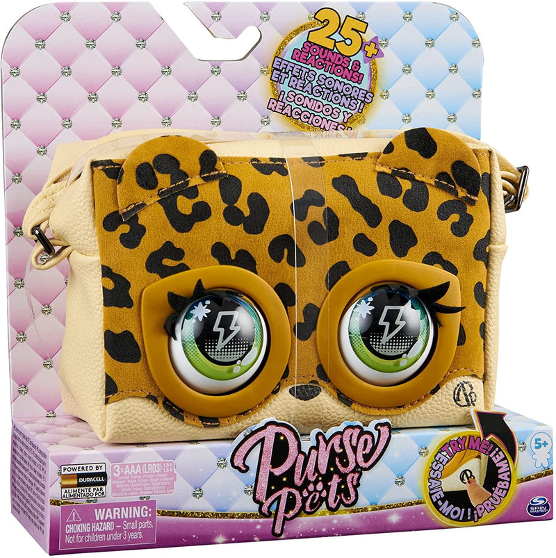Purse Pets - Leoluxe Leopard - Interactive with Sounds and Reactions - Shelburne Country Store