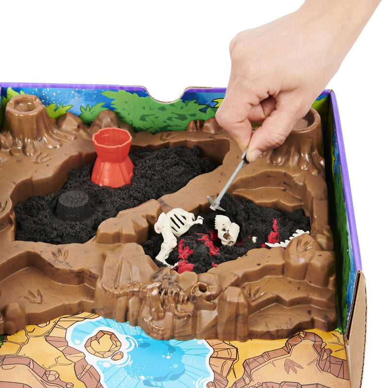 Kinetic Sand Dino Dig Playset with 10 Hidden Dinosaur Bones - Shelburne Country Store