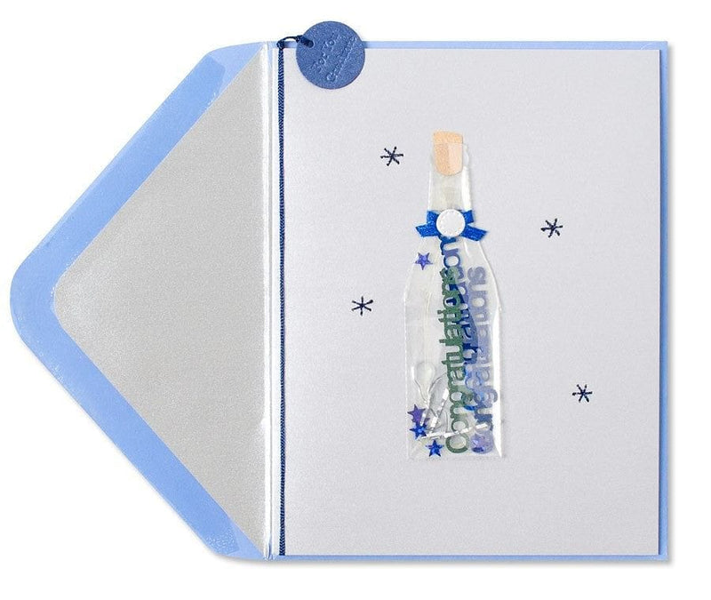 Congratulations Message Bottle Card - Shelburne Country Store