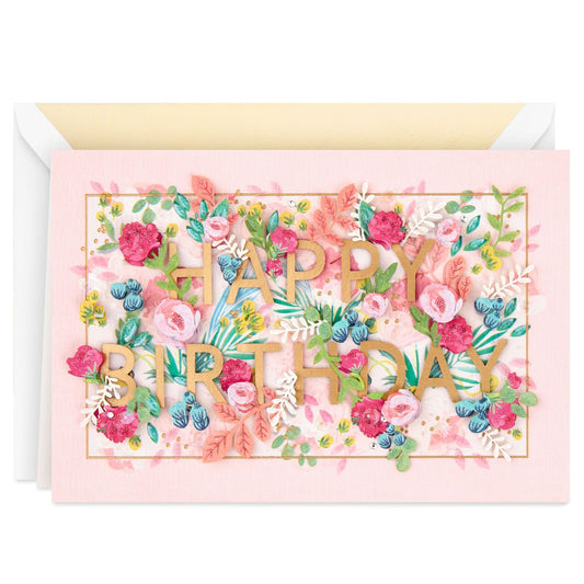 How Much You Mean Floral Birthday Card - Shelburne Country Store